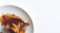 Brandied-Peach Pork Chops Recipe Brandied-Peach Pork Chops Recipe