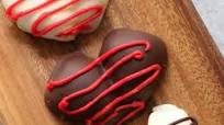 Heart-shaped Chocolate Covered Strawberries Heart-shaped Chocolate Covered Strawberries