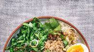 Spicy Pork Bowls with Bok Choy & Broccoli Spicy Pork Bowls with Bok Choy & Broccoli