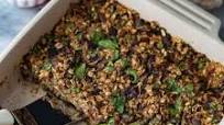 Easy Vegan Savory Baked Oatmeal Easy Vegan Savory Baked Oatmeal