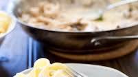 Pork Stroganoff with Buttered Noodles Pork Stroganoff with Buttered Noodles