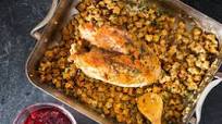 One-Pan Roast Turkey Breast with Herb Stuffing One-Pan Roast Turkey Breast with Herb Stuffing