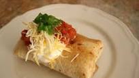 Baked Turkey & Cheese Chimichangas Baked Turkey & Cheese Chimichangas
