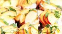 Peach Basil Crostini Peach Basil Crostini