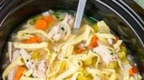 Crockpot Chicken Noodle Soup Crockpot Chicken Noodle Soup