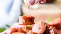 Sweet and Spicy Crock Pot Kielbasa Sausage Bites Sweet and Spicy Crock Pot Kielbasa Sausage Bites