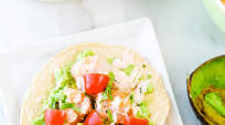 Keto Shrimp Tostadas with Buffalo Aioli Keto Shrimp Tostadas with Buffalo Aioli