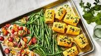 Baked Caprese Chicken With Green Beans and Corn Baked Caprese Chicken With Green Beans and Corn