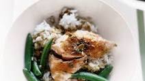 One-Pot Salmon with Snap Peas and Rice One-Pot Salmon with Snap Peas and Rice