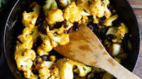 Roasted Curried Cauliflower Roasted Curried Cauliflower