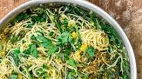 Za'atar Garlic Spinach Pasta Za'atar Garlic Spinach Pasta