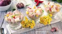 Receta de ceviche peruano de pescado fácil preparación | Mandolina Receta de ceviche peruano de pescado fácil preparación | Mandolina
