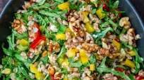 Mediterranean Farro Salad with Arugula and Walnuts Mediterranean Farro Salad with Arugula and Walnuts