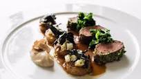Venison with braised potatoes, celeriac and chesnuts Venison with braised potatoes, celeriac and chesnuts