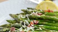 Sauteed Asparagus with Bacon, Lemon and Parmesan Sauteed Asparagus with Bacon, Lemon and Parmesan