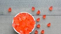 Spicy Hot Cinnamon Heart Gummy Candy Spicy Hot Cinnamon Heart Gummy Candy