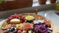 Hanukkah cheese board Hanukkah cheese board