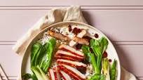 Sticky Chinese-Style Pork Steaks With Sesame Rice Sticky Chinese-Style Pork Steaks With Sesame Rice