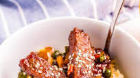 Mongolian Beef Stir-Fry Bowls Mongolian Beef Stir-Fry Bowls