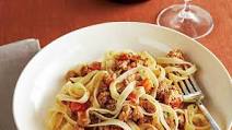 Fettuccine with a Savory Veal Sauce Fettuccine with a Savory Veal Sauce