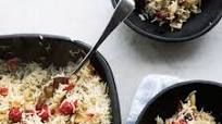Baked Rice with Confit Tomatoes and Garlic Baked Rice with Confit Tomatoes and Garlic