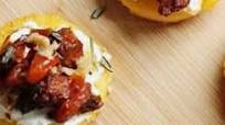 Baked Polenta Bites with Butternut Squash Bruschetta Baked Polenta Bites with Butternut Squash Bruschetta