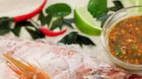 Baked Salt-Crusted Fish ปลาเผาเกลือ Baked Salt-Crusted Fish ปลาเผาเกลือ