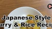 Easy cooking Japanese Style Curry & Rice Recipe for Vegan Easy cooking Japanese Style Curry & Rice Recipe for Vegan