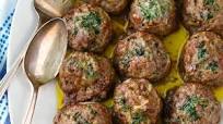 Greek Meatballs (Keftedes) with Herb Butter Greek Meatballs (Keftedes) with Herb Butter