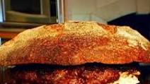 Three-Pound Beef Burger for Six on Country Bread Three-Pound Beef Burger for Six on Country Bread
