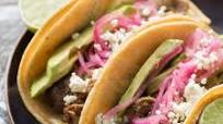 Lamb Carnitas Tacos with Roasted Tomatillo Salsa Lamb Carnitas Tacos with Roasted Tomatillo Salsa
