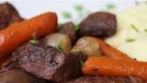 Slow Cooker Beef Bourguignon and Simply Mashed Yukon Golds Slow Cooker Beef Bourguignon and Simply Mashed Yukon Golds