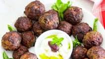 Baked Mint Meatballs - Albanian Qofte Baked Mint Meatballs - Albanian Qofte