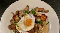 Yotam Ottolenghi's Mushroom Ragout with a Poached Egg Yotam Ottolenghi's Mushroom Ragout with a Poached Egg