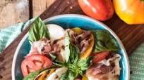 Prosciutto Peach Caprese Sandwich Prosciutto Peach Caprese Sandwich