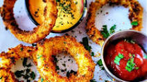 Homemade Crispy Air Fryer Onion Rings Homemade Crispy Air Fryer Onion Rings