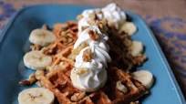 Banana Walnut Waffles Banana Walnut Waffles