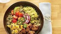 Killer Grilled Chicken and Guacamole Burrito Bowl Killer Grilled Chicken and Guacamole Burrito Bowl