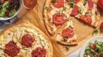 Ultra-Thin Pizza Crust with MOD-Inspired Toppings Ultra-Thin Pizza Crust with MOD-Inspired Toppings