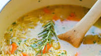 Lemon Chicken Soup with Orzo Lemon Chicken Soup with Orzo