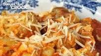 Crock Pot Spaghetti Casserole Crock Pot Spaghetti Casserole
