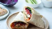 Chicken and Hummus Wraps Chicken and Hummus Wraps