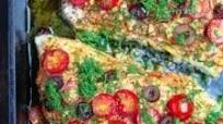 Mediterranean-Style Baked Grouper with Tomatoes and Olives Mediterranean-Style Baked Grouper with Tomatoes and Olives