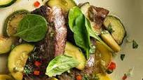 Sizzling Steak with Lime Basil Sauce Sizzling Steak with Lime Basil Sauce