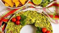 Christmas Wreath Guacamole Appetizer Christmas Wreath Guacamole Appetizer
