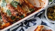 Cheesy Pork Enchiladas with 10 Minute Smoky Enchilada Sauce Cheesy Pork Enchiladas with 10 Minute Smoky Enchilada Sauce