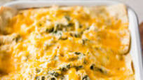 Sue Sue's Creamy Chicken and Spinach Enchiladas Sue Sue's Creamy Chicken and Spinach Enchiladas