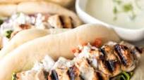 Greek Chicken Gyros with Tzatziki Greek Chicken Gyros with Tzatziki