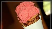Vegan Strawberry Ice Cream and Waffle Cone Recipe - (4.5/5) Vegan Strawberry Ice Cream and Waffle Cone Recipe - (4.5/5)