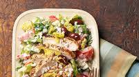 Go-Greek Grilled-Chicken Salad with Creamy Dressing Go-Greek Grilled-Chicken Salad with Creamy Dressing